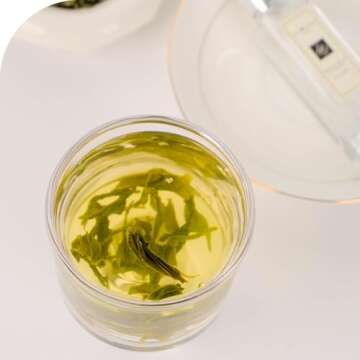 WT WEETEE Organic Green Tea Loose Leaf - 110+ Cups