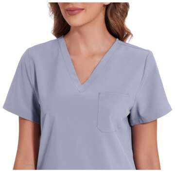 Stylish COZYFIT Scrubs Set for Women - Comfort & Functionality