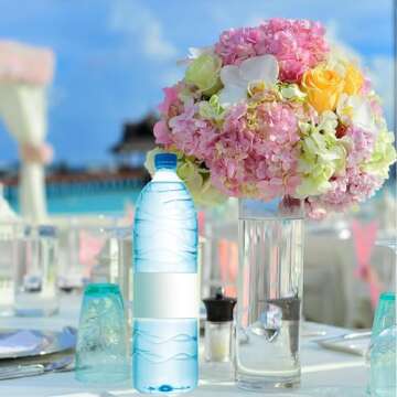 Curb-N-Sign Personalized Water Bottle Labels 100 PCS