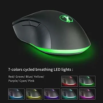 ZJFKSDYX MK87 2.4G Wireless Mechanical RGB Keyboard and Mouse Combo，<1ms Response Time, Wired and Wireless Modes, Support Charging, Suitable for Office and Games (Red Switch, Black).