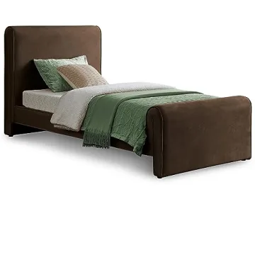 Elegant Velvet Twin Bed - Easy Assembly & Modern Design