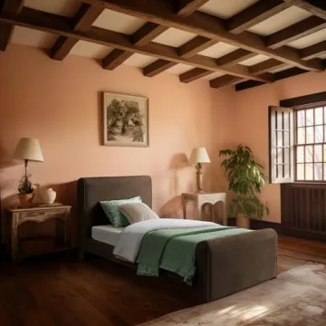 Elegant Velvet Twin Bed - Easy Assembly & Modern Design