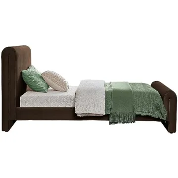 Elegant Velvet Twin Bed - Easy Assembly & Modern Design
