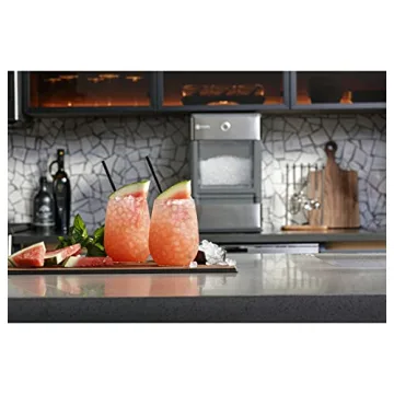 GE Opal Nugget Ice Maker Portable Stainless Steel 24 lbs Daily