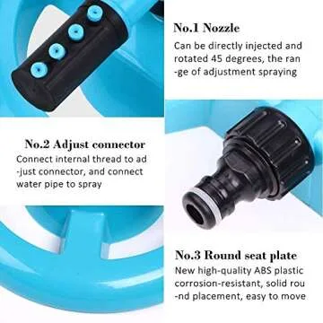 VIPAMZ Kids sprinklers for Yard Outdoor Activities-Spray waterpark Backyard Water Toys for Kids-Splashing Fun Activity for Summer, Spray Water Toy for Toddlers Boys Girls Dogs Pets