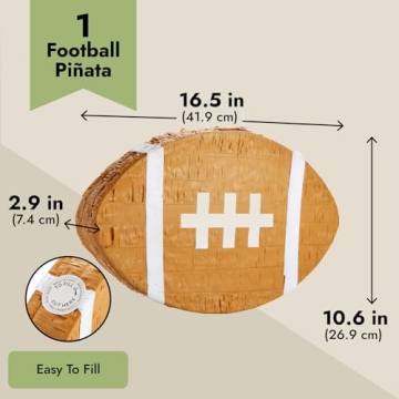 Blue Panda Football Pinata for Sports Parties and Events