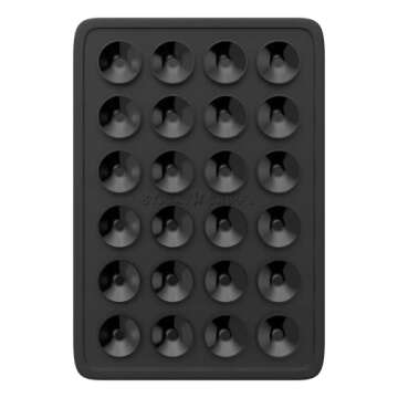 StickyGrippy Suction Phone Case Mount, Sillicon Adhesive Phone Accessory for iPhone and Android, Han...