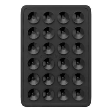 StickyGrippy Suction Phone Case Mount, Silicone Adhesive Phone Accessory for iPhone and Android, Han...