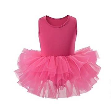 Girls Ballet Dress Sleeveless Tutu Leotard for Dancing
