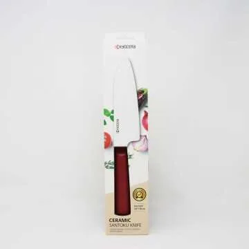 KYOCERA Red Ceramic Knife Set - 3" Pairing & More