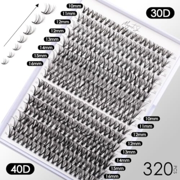Lash Clusters DIY Lash Extensions Kit – 320pcs of Flawless Elegance