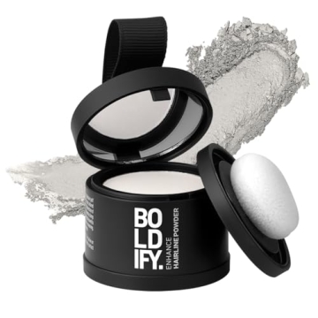 BOLDIFY Hairline Powder - Root Touch Up Hair Color for Gray Coverage - Bald Spot Concealing Hair Pow...