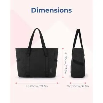 BAGSMART Large Tote Bag - Versatile and Stylish