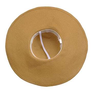 Ayliss Womens Straw Hat with UV Protection & Style