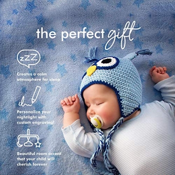 Personalized Night Light for Kids - Custom Nursery Decor