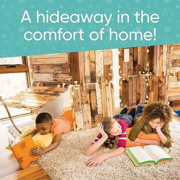 HearthSong Fort-Building Kit for Kids - Indoor Fun