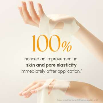 THE FACE SHOP Vita-Toning Vegan Collagen Face Mask, Korean Glass Skin Essential, Hydrogel Mask for Moisturizing & Skin Elasticity, Improves Uneven Tone, 4EA