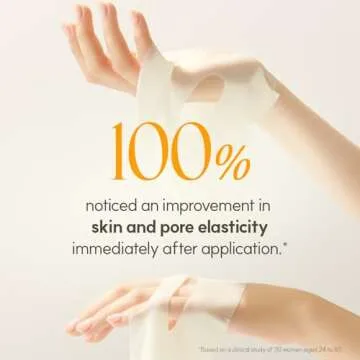 THE FACE SHOP Vita-Toning Vegan Collagen Face Mask, Korean Glass Skin Essential, Hydrogel Mask for Moisturizing & Skin Elasticity, Improves Uneven Tone, 4EA