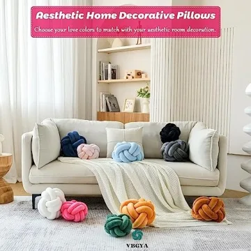 VBGYA Knot Pillow Ball - Stylish Home Cushion for All Ages