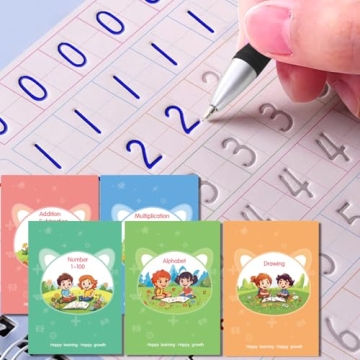 Magic Practice Copybooks for Kids - Reusable Learning Set