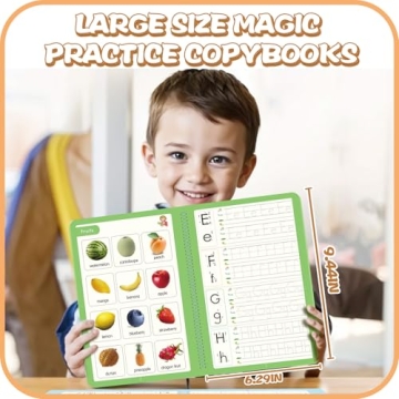 Magic Practice Copybooks for Kids - Reusable Learning Set