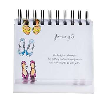 Walk by Faith: II Corinthians 5:7 - an Inspirational Dayspring DayBrightener - Perpetual Calendar