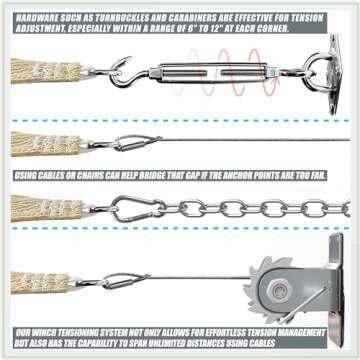 Amgo Custom Size 7' x 7' x 9.9' Sand Beige Right Triangle Sun Shade Sail Order to Make Canopy Awning...