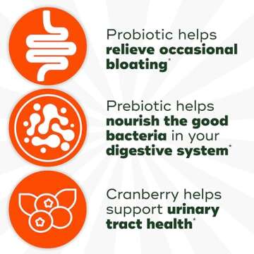 Align Women's Health, Prebiotic + Probiotic, with Cranberry for Feminine Health, Help Nourish & Add ...