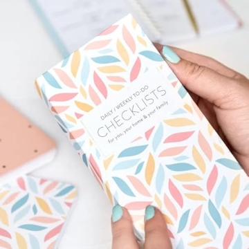 Organize with the Undated Planner To Do Checklist Notebook