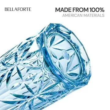 BELLAFORTE Tritan Tall Tumbler Set - Unbreakable Glasses