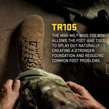 Lightweight Tactical Research Mini-Mil Boots for Men