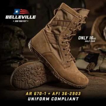 Lightweight Tactical Research Mini-Mil Boots for Men