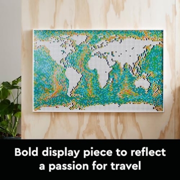 LEGO Art World Map 31203 DIY Wall Art with Soundtrack