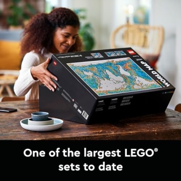 LEGO Art World Map 31203 DIY Wall Art with Soundtrack