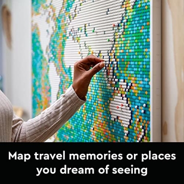 LEGO Art World Map 31203 DIY Wall Art with Soundtrack