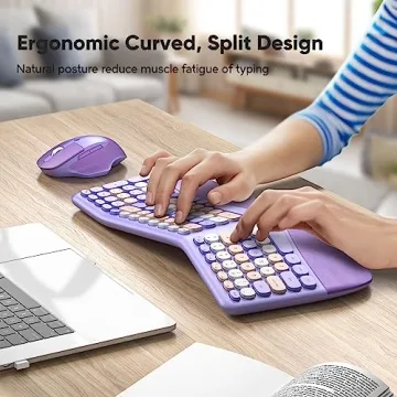 Shop MOFII Ergonomic Wireless Keyboard and Mouse Combo