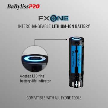 BaBylissPRO FXONE Battery - 3 Hours Runtime with LED Indicator