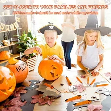 Pumpkin Carving Kit for Halloween Fun - 9PCS