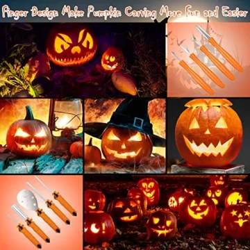 Pumpkin Carving Kit for Halloween Fun - 9PCS