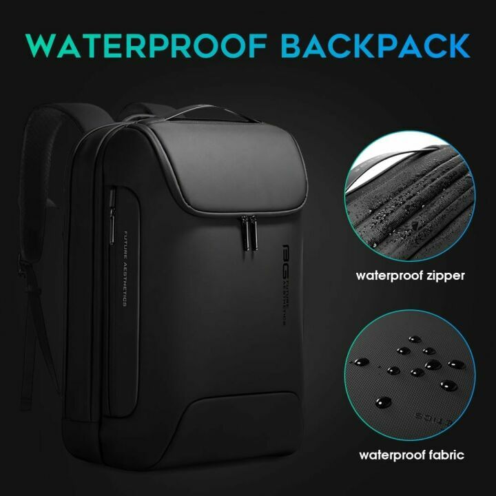 Anti-Theft Waterproof Business Backpack with USB Port