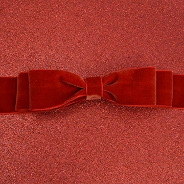 Morex Viviana Velvet Ribbon - 1.5 inch, 20 Yards, Red