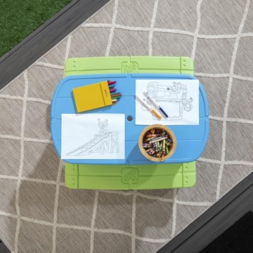 Step2 Kids Picnic Table with Umbrella for Toddlers