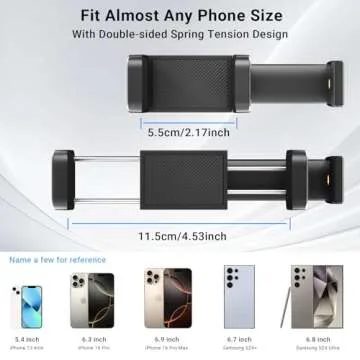Voinap Phone Mount with Cold Shoe & 360° Rotation