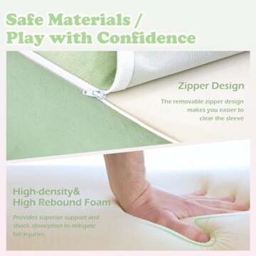 Climbing Toys for Toddlers 1-3, Foam Climbing Blocks and Ball Pit for Baby, 5-Piece Soft Foam Toddlers Climbing Toys,Climbing Crawling Toys Soft Foam Blocks Activity Play Set(Balls not Included)