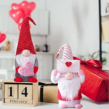 ROGENA Valentine Gnomes - Cute Holiday Decor