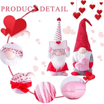 ROGENA Valentine Gnomes - Cute Holiday Decor