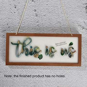 LET'S RESIN Exclusive Molds-this is us Molds, Silicone Resin Molds