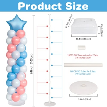 OurWarm Balloon Column Kit Set of 2 for Stunning Decorations