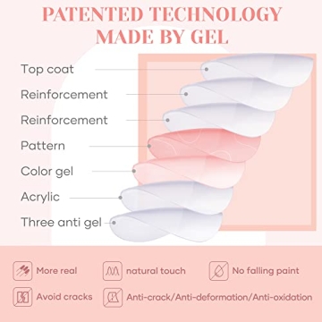 Hot Pink Press on Nails - 24PCS Durable & Stylish