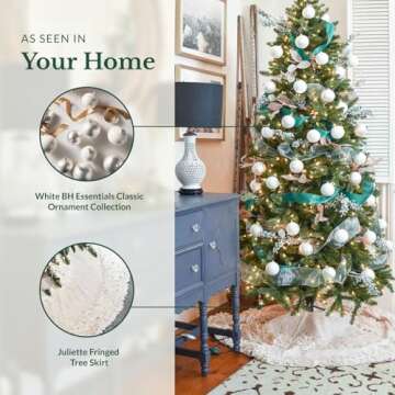 Balsam Hill 9ft Pre-Lit Berkshire Mountain Fir Artificial Christmas Tree with LED Clear Lights